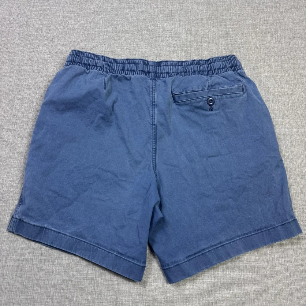 Vineyard Vines Chino Shorts Mens Small Blue Cotton Spandex Drawstring 7